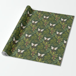 Bees and Foliage Wrapping Paper Cadeaupapier