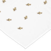 Bees – Bienen – Bee – Biene white Tafelkleed (Gekanteld)
