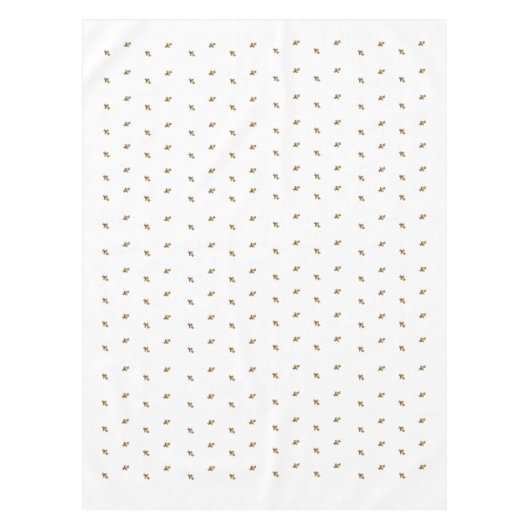 Bees – Bienen – Bee – Biene white Tafelkleed (Voorkant)