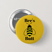 Bee's Butt Button (Voorkant /achterkant)