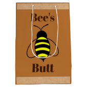 Bee's Butt Gift Bag Medium Cadeauzakje (Achterkant)