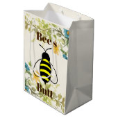 Bee's Butt Gift Bag Medium Cadeauzakje (Achterkant Gekanteld)