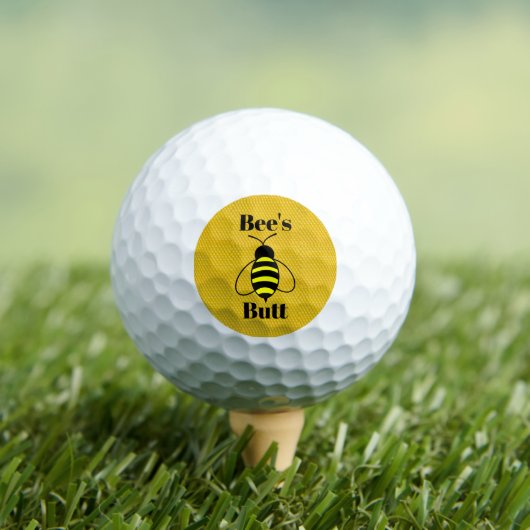 Bee's Butt Golf Ball Golfballen (Insitu Shirt)
