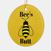 Bee's Butt Keramisch Ornament (Links)