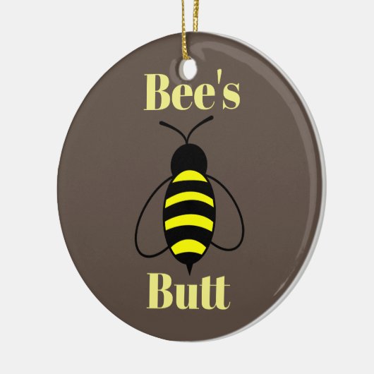 Bee's Butt Keramisch Ornament (Links)