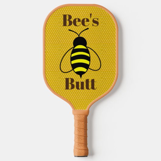 Bee's Butt Pickleball Paddle (Voorkant)