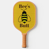 Bee's Butt Pickleball Paddle (Achterkant)
