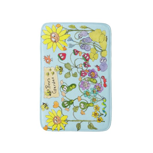 Bee's Garden Badmat (Voorkant Verticaal)