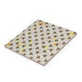 Bees Gold Honeycomb Tegeltje (Zijkant)