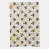 Bees Gold Honeycomb Theedoek (Verticaal)
