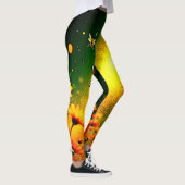 Bees' Golden Pollen Burst Joy Design Leggings (Rechts)