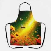 Bees' Golden Pollen Burst Joy Design Schort (Voorkant)