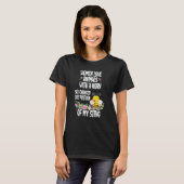 Bees Idea for Women Beekeeping Beekeeper Gag Cute  T-shirt (Voorkant volledig)