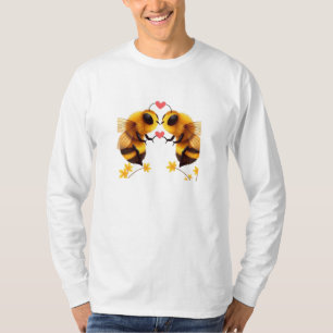 BEES IN LOVE-Basic T-shirt met lange mouwen