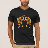 BEES IN LOVE-Bella+Canvas T-shirt met korte mouwen (Voorkant)