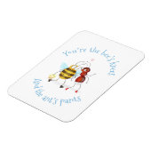 Bee's knees and ant's pants magnet magneet (Linkerzijde)