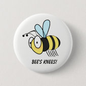 Bee's Knees. Button Badge (Voorkant)