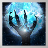 Beest en maan poster (Voorkant)