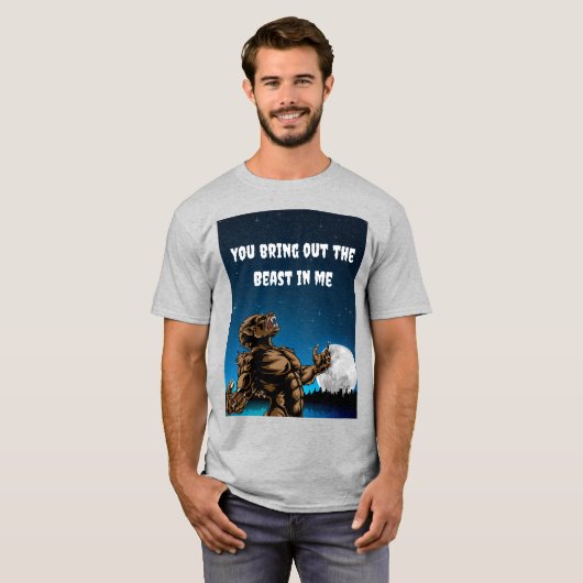 Beest in me T-shirt (Voorkant volledig)