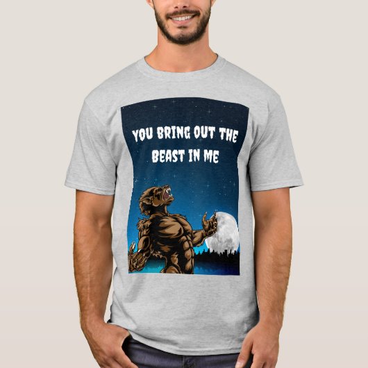 Beest in me T-shirt (Voorkant)