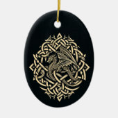 beest keramisch ornament (Voorkant)