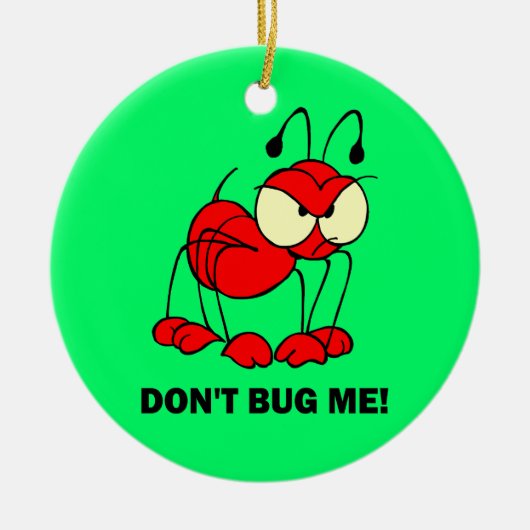 beest me niet keramisch ornament (Voorkant)