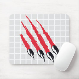 Beest Monster Klauw Markeringen Grid Muismat