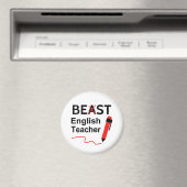 Beest of Beste Engelse leraar humor Magneet (Insitu (Vaatwasser))