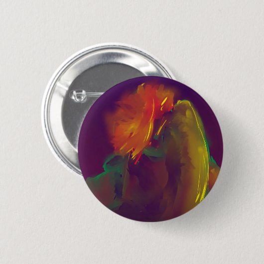 Beest Ronde Button 5,7 Cm (Voorkant /achterkant)