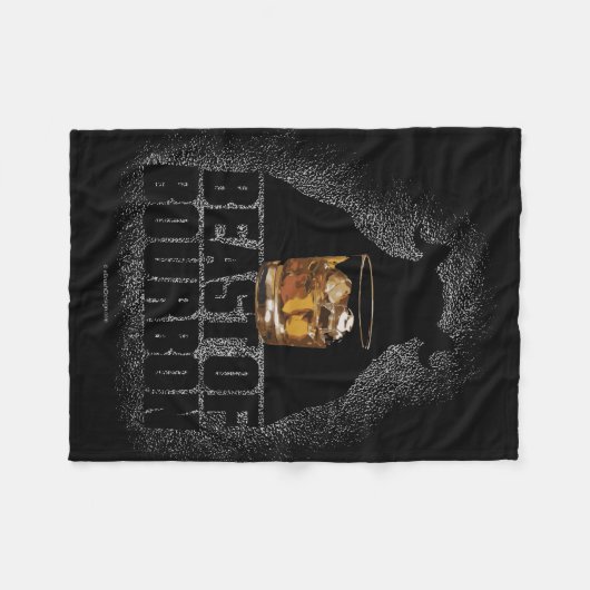 Beest van Bourbon fleece deken (Voorkant (Horizontaal))