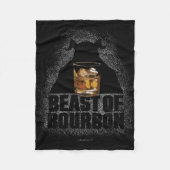 Beest van Bourbon fleece deken (Voorkant)