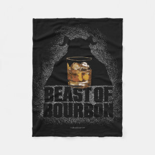 Beest van Bourbon fleece deken