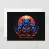 Beest van Bray Road Cryptid Creature Briefkaart (Voorkant / Achterkant)