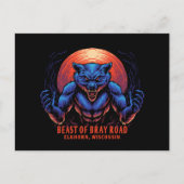 Beest van Bray Road Cryptid Creature Briefkaart (Voorkant)