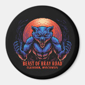 Beest van Bray Road Cryptid Creature Magneet (Voorkant)