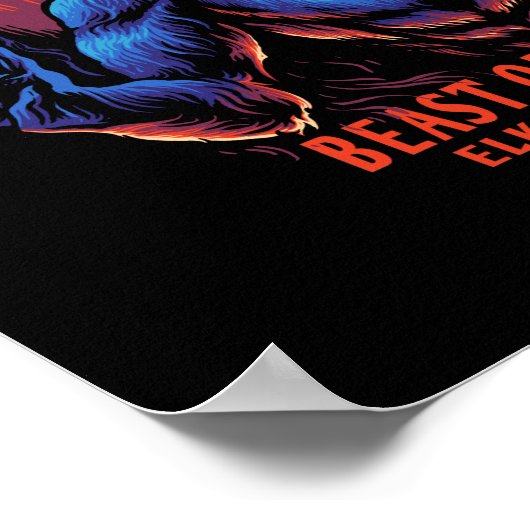 Beest van Bray Road Cryptid Creature Poster (Hoek)