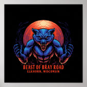 Beest van Bray Road Cryptid Creature Poster (Voorkant)