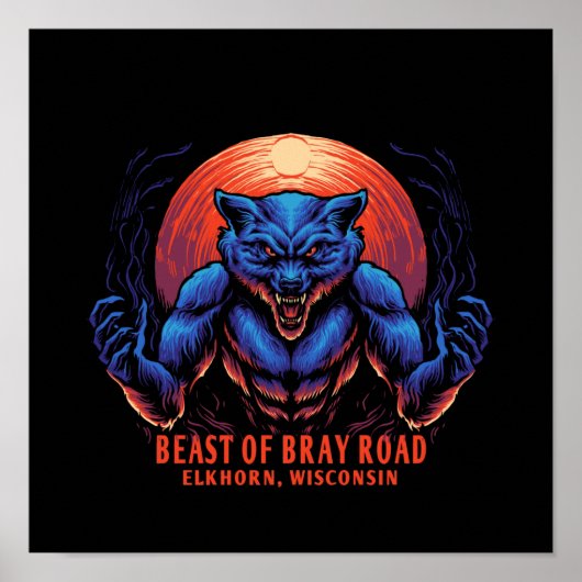 Beest van Bray Road Cryptid Creature Poster (Voorkant)