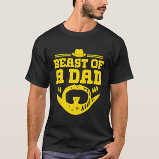 Beest van een vader sarcastisch papa sarcasme vade t-shirt