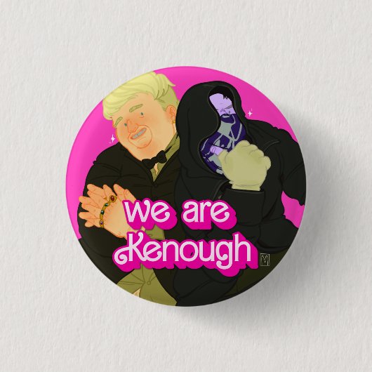 beestachtigheid ronde button 3,2 cm (Voorkant)