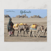 Beesten van Burden in Djibouti Briefkaart (Voorkant)