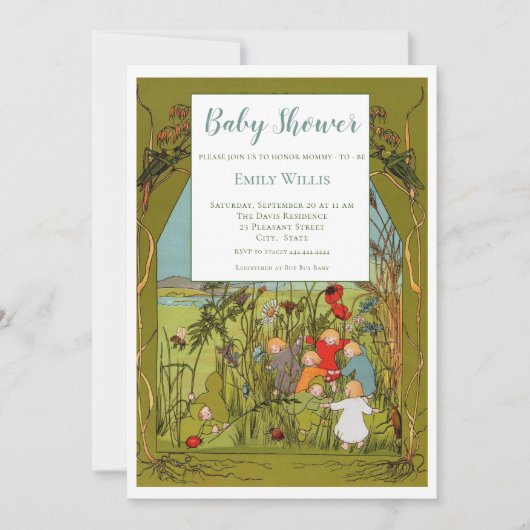  beestje baby's Genderneutraal Baby shower Kaart (Voorkant)