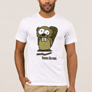 beestjes als hout t-shirt