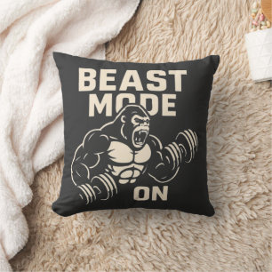 Beestmodus Aan Gorilla Gym Motivatie Kussen