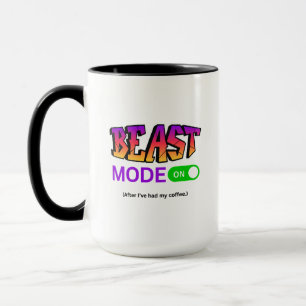 Beestmodus Aan – Grappige koffiemok voor Javaverse Mok