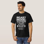 Beestmodus geactiveerd t-shirt (Voorkant volledig)