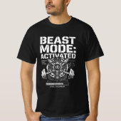 Beestmodus geactiveerd t-shirt (Voorkant)