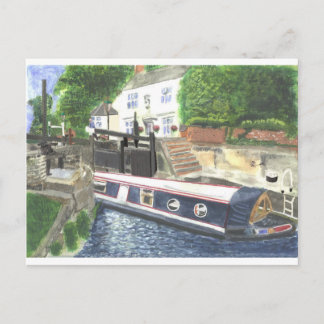 Beeston Canal Lock House Nottingham Briefkaart