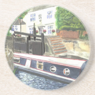 Beeston Canal Lock House Nottingham Zandsteen Onderzetter