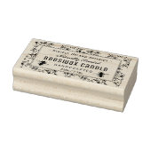 Beeswax Floral Handgemaakt Kaars Ronde Hoek Rubberstempel (Stempel)